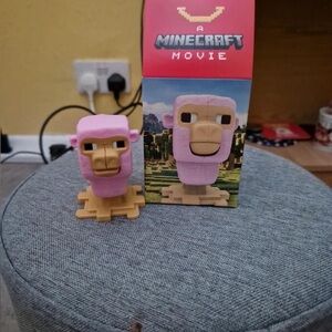 Minecraft toy pink sheep